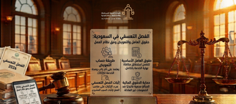 الفصل التعسفي في السعودية: حقوق العامل والتعويض وفق نظام العمل