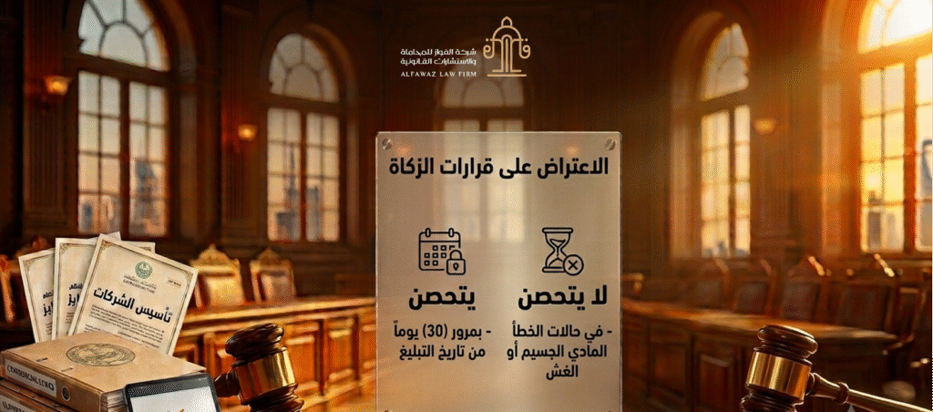 (العربية) فوات ميعاد الاعتراض على قرارات هيئة الزكاة والضريبة والجمارك: متى يتحصن القرار؟ ومتى لا يتحصن؟