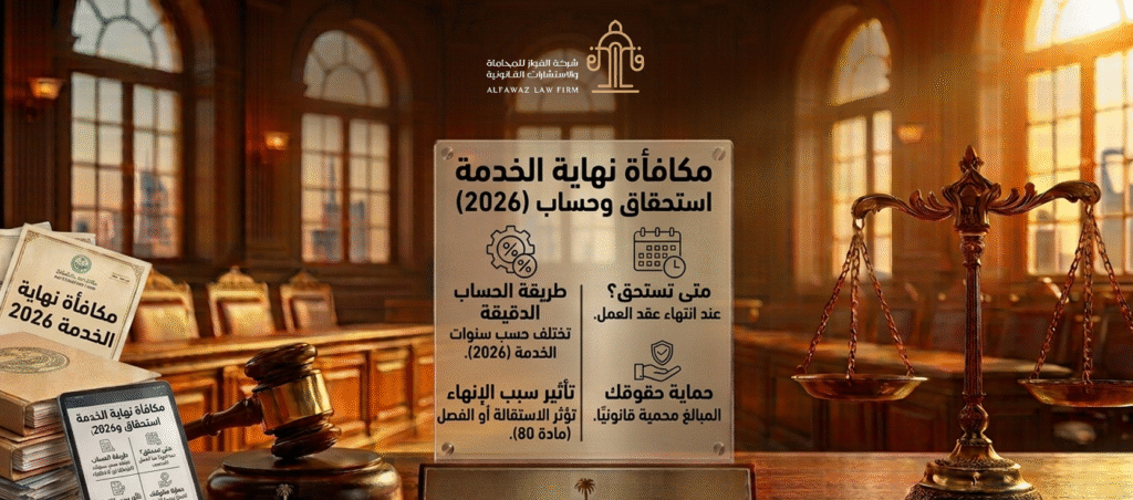 مكافأة نهاية الخدمة في السعودية